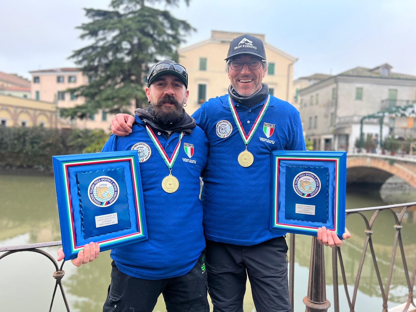 Triplete! Iron fishing vince anche il campionato italiano di streetfishing con Alexandro Mutti e Massimiliano Sella